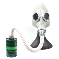 TF 唐丰3号防毒面具+4号罐绿色罐体+0.5米管喷漆防农药氨气酸性气体防毒面具三件套