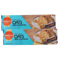 丹妮丝塔 饼干 葡萄牙原装进口 早餐饼干 休闲零食 6袋 燕麦蜂蜜脆米饼干 150g/袋