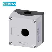 西子 3SU附件 1孔按钮盒 灰色 塑料 22mm  按钮附件 企业定制