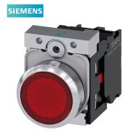 西子 3SU 发光按钮 红色 230VAC 金属 22mm  按钮 企业定制