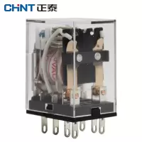 正泰(CHNT) 小型中间继电器8角 hh52p 带灯 交流AC 12V(2只装)