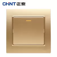 正泰(CHNT)NEW7-L00202 NEW7L/香槟金/一开双控开关