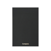 齐心(COMIX) /C8205 Compera 商务拍纸本 B5 80张 黑色 5本/包