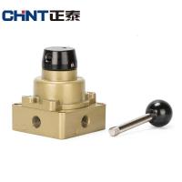 正泰（CHNT）NHV-04 三位四通手转阀气动开关 手动开关手扳阀换向阀NHV-02 03 04可选 NHV-04