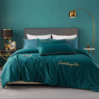 啄木鸟 轻奢60支长绒棉绣花四件套-凡尔赛ZT-0051