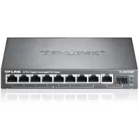 TP-LINK SG1210P 8口千兆POE 交换机 1千兆口+1千兆光纤口
