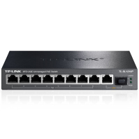 TP-LINK SL1210P 8口百兆POE 交换机 1千兆口+1千兆光纤口