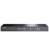 TP-LINK SL1226 24口百兆+2千兆上联口 非网管交换机