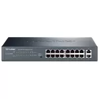 TP-LINK TL-SL1218MP 16口百兆PoE 交换机 2个千兆口