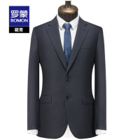 罗蒙男女式西服职业装聚酯纤维 灰色