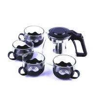礼胜 耐热玻璃泡茶壶五件套