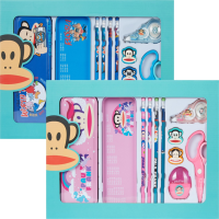 大嘴猴PAUL FRANK豪华文具套装 PFS004T-A蓝PFS004T-B粉