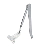 伊丽雅 大中小号闭门器连杆支臂三角板缓冲器铁杆闭门器杆闭门器配件摇臂