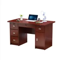 办公桌 家用 写字台学生带锁带抽屉简约1.2米台式电脑桌卧室小书桌