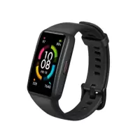 荣耀手环6 NFC版 陨石黑 1.47英寸 14天续航 10种运动 语音控制 智能心率血氧睡眠