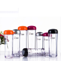 希诺 XN-8032 塑料杯 男女士可爱便携随手水杯子带盖