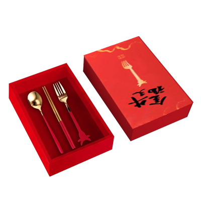 易铂 福牛叉餐具套装 yp-9033 铁素体不锈钢304叉子 勺子 筷子(单位