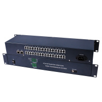 金穗慧采 数字电话光端机 PCM语音光端机 电话光纤收发器 光电转换器 32路电话+1路网络 FC接口一对 gk