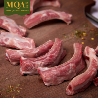 精道 法国进口精修黑猪肋排 2包装1000g