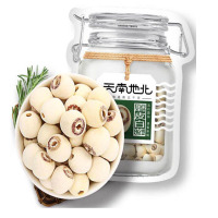 天南地北 湘潭 莲子 去皮磨皮通芯湘莲子白莲子500g/袋