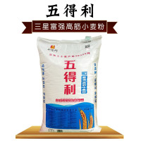 五得利面粉三星富强小麦粉 25kg 商用家用面粉