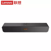 联想(Lenovo) BMS10 黑灰色 蓝牙音箱 带按键控制 超重低音炮高音质喇叭usb长条迷你蓝牙通用回音壁