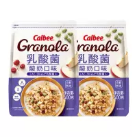 Calbee卡乐比牌乳酸菌酸奶口味麦片(即食谷物)400g两件装