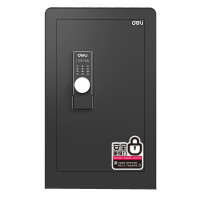 得力 3645S电子密码保管箱H700(黑色)家用办公室保险柜