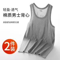 俞兆林2件装夏季男士纯棉背心圆领运动打底健身背心修身工字背心
