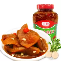 企采严选三厨 爽脆菜脯 萝卜干 900g 单位:瓶
