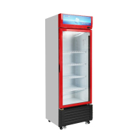 GRISTA星星冷藏展示柜商用冰柜风冷超市便利店立式保鲜柜饮料柜LSC398WD(HD)