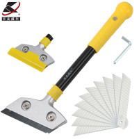 企购优品卡夫威尔 铲刀刮腻子墙面玻璃瓷砖刮胶器清洁刀美缝工具刮刀带刀片 刮污刀地板墙面清洁除胶铲子 KU2641