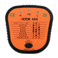 企采严选胜利仪器 VC469 插座测试仪 漏电开关测试仪验电器 电源极性检测插头相位检测仪
