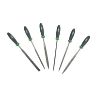 长鹿 4*160六件套 金刚石锉刀金刚石套装平板小挫刀圆三角锉刀什锦金刚砂锉刀