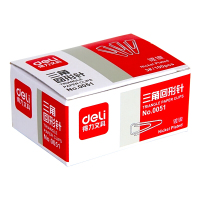 得力(deli) 0051 三角形回形针 曲别针 100枚/盒 30盒