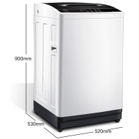 TCL 滚筒洗衣机 TB-V80 亮灰色