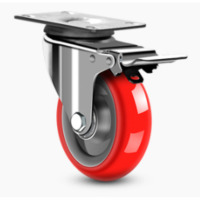 粤舜5寸刹车轮 移动轮子