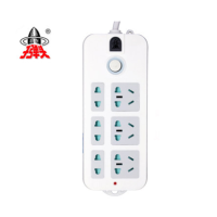 子弹头 排插 6插位电源插座接线板1.8米 TS-008 单位:个