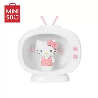名创优品(miniso)Sanrio迷你电视机造型台灯卧室床头睡眠少女摆件灯[HelloKitty]凯蒂猫 洁白纯净