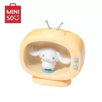 名创优品(miniso)Sanrio迷你电视机造型台灯卧室床头睡眠少女摆件灯[Cinnamoroll]大耳狗萌趣可爱