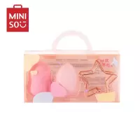 名创优品(miniso) 美妆蛋不吃粉彩妆蛋化妆蛋粉扑干湿两用化妆工具[秘芝桃桃]