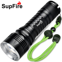 SupFire神火F12-T强光手电筒充电高亮防水LED骑行户外远射变焦 中型手电筒（HD）
