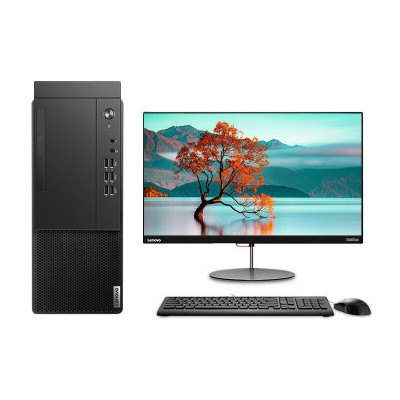 联想启天M435商用台式机i7-10700/16G/1T+256GSSD/4G独显/无光驱/WIN10/23"显示器