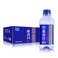 优珍蓝 苏打水饮料 无气无糖弱碱 350ml 24瓶/箱