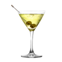 鸡尾酒三角杯玻璃酒杯200ml