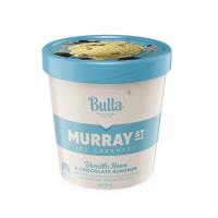 布拉(Bulla)莫里街鲜奶冰淇淋 香草巧克力扁桃仁口味 桶装460ML 网红冰激凌雪糕冷饮冰棒澳洲进口