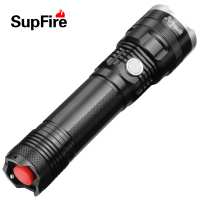 SupFire神火X17强光手电筒26650充电式LED户外灯USBL2远射王 中型手电筒（HD）