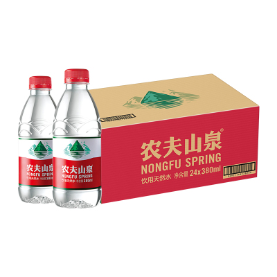 农夫山泉饮用天然水380ml*24瓶/箱