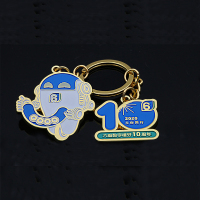 广博(GuangBo) GB-278 烤漆珐琅钥匙扣 周年活动钥匙扣定制 10个装