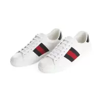 GUCCI 古驰 GUCCI男鞋 男士Ace系列小牛皮休闲小白鞋平底运动鞋386750 A38D0 9072